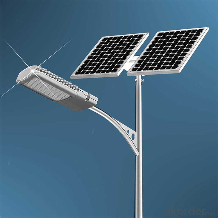 Post light solar 300w outdoor lamp post high power streetlight led solar light steel pole 6m