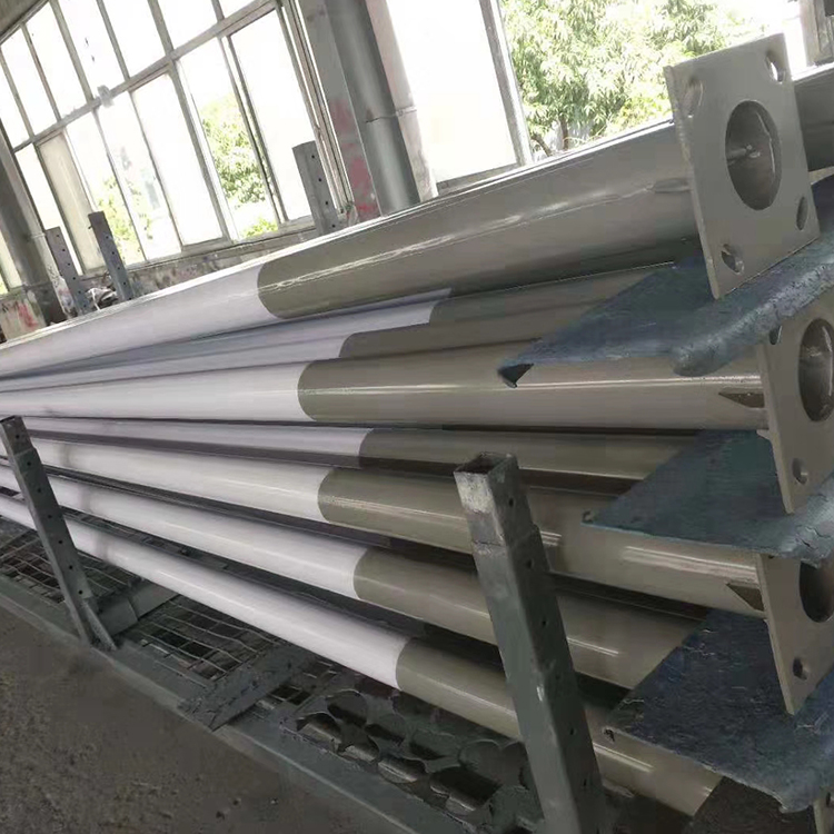 6m 9m 12m 20ft 25ft 30ft Galvanized Octagonal Street Light Pole Price