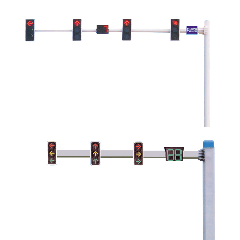 Intelligent LED Traffic Signal Light 200mm 300mm Traffic Light Signal Factory