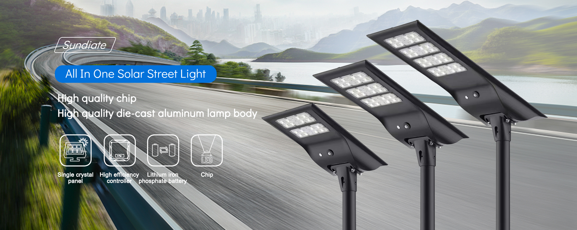 All In One Solar Street Light
