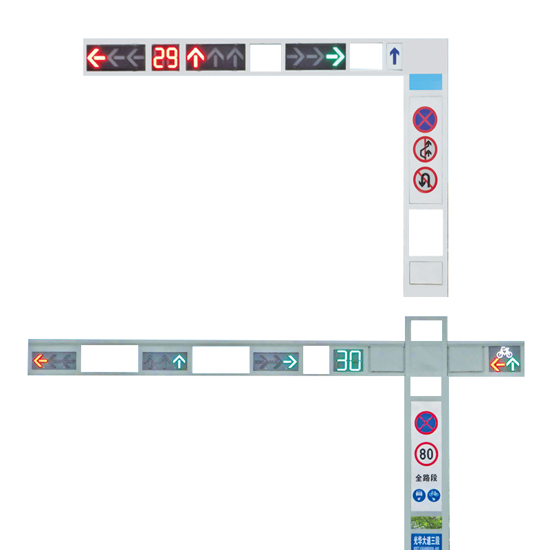 Intelligent LED Traffic Signal Light 200mm 300mm Traffic Light Signal Factory
