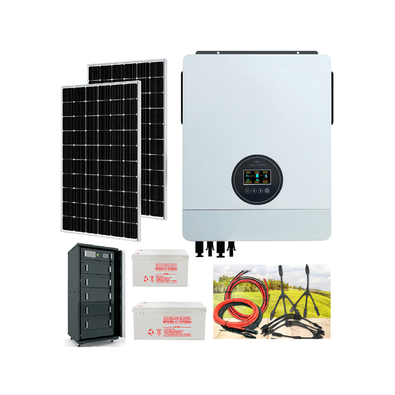 Camping Lead Acid Battery Solar Energy System 10KW Off Grid Energy System with Solar Panel