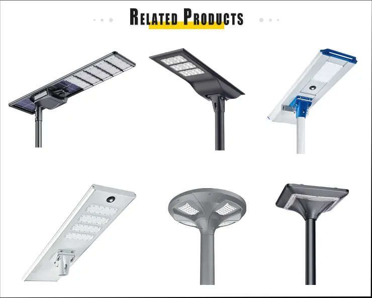 60w Commercial Split All in One Solar Street Light Manufacturer