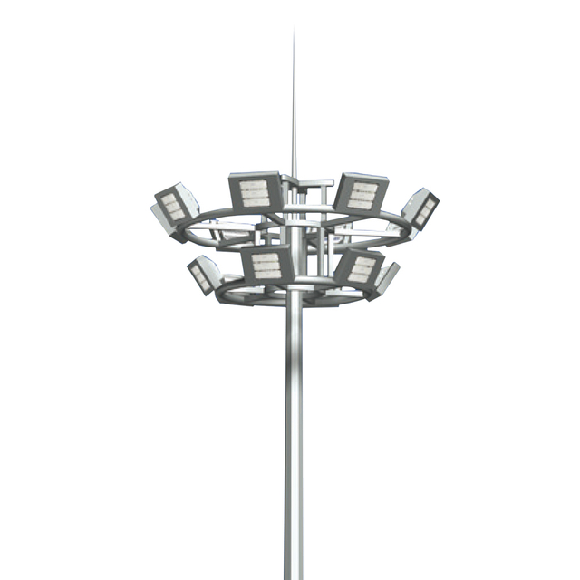 100ft 120ft 150ft 200ft High Pole Soccer Playground Football Field High Mast Light Pole