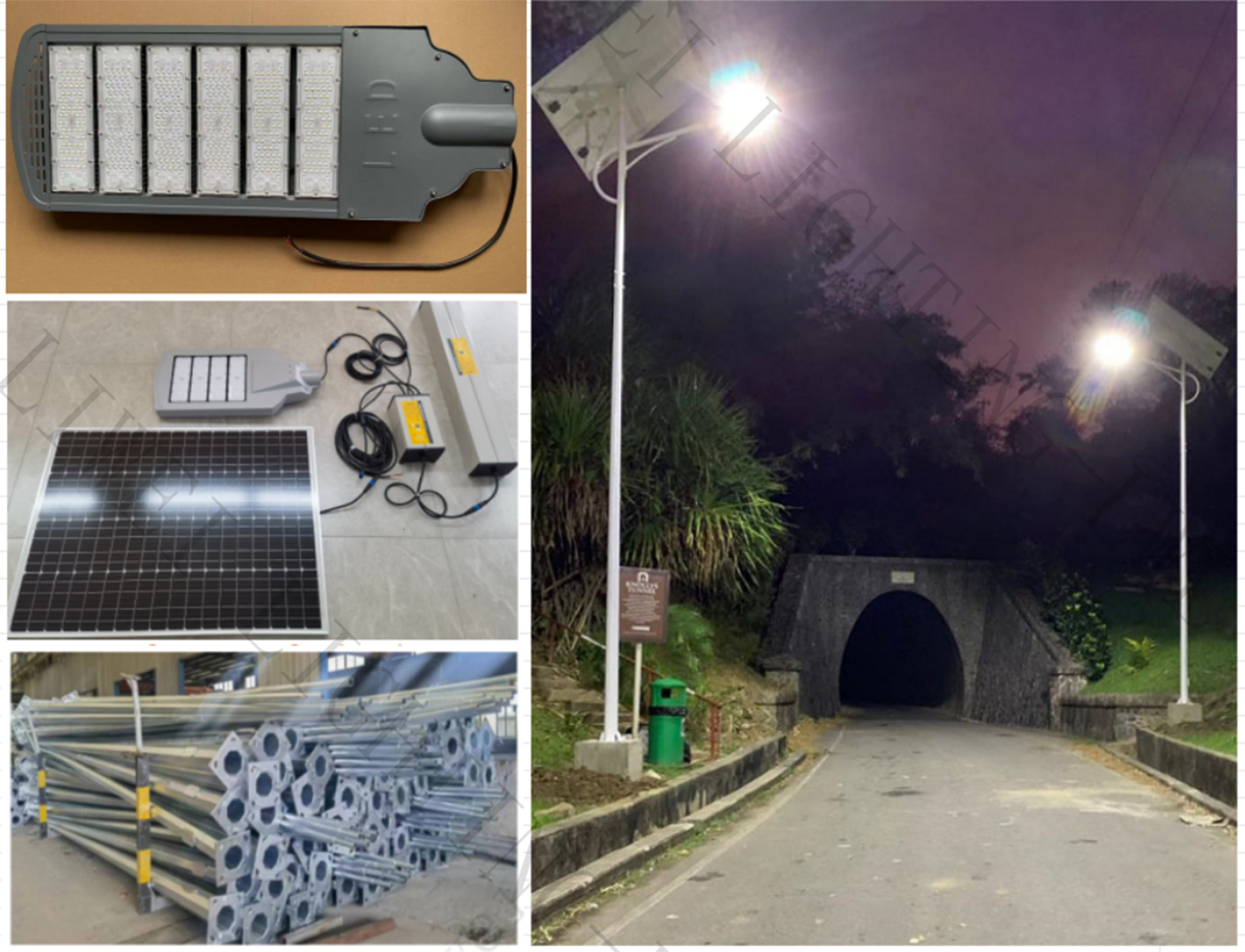 octagonal 6m street light pole