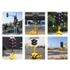 Wholesale Red Yellow Green LED Solar Powered Traffic Control Signal Light