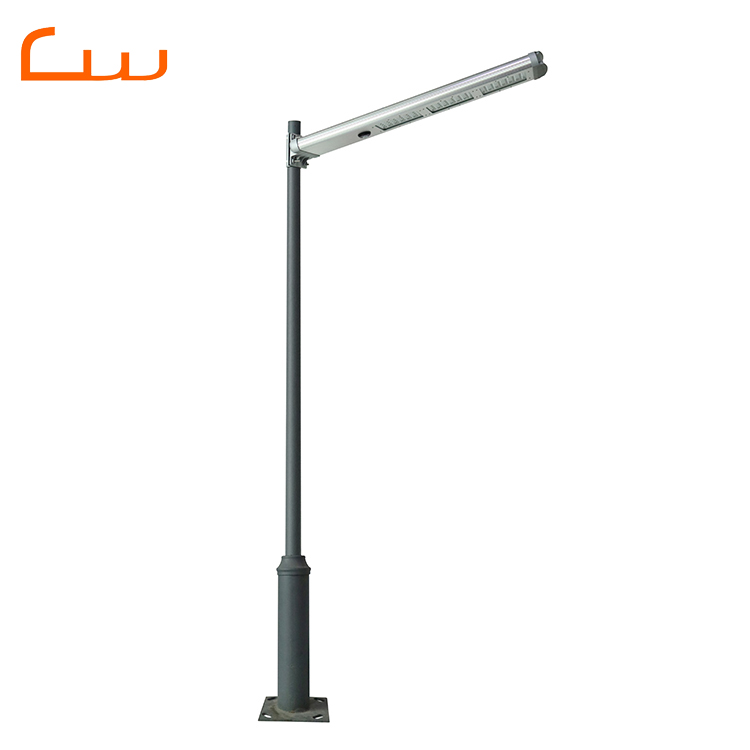 Outdoor Waterproof Best Quality Intergrated Led Solar Street Light All in One with Pole Galvanized