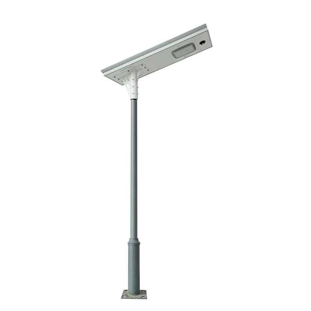Outdoor Waterproof Best Quality Intergrated Led Solar Street Light All in One with Pole Galvanized