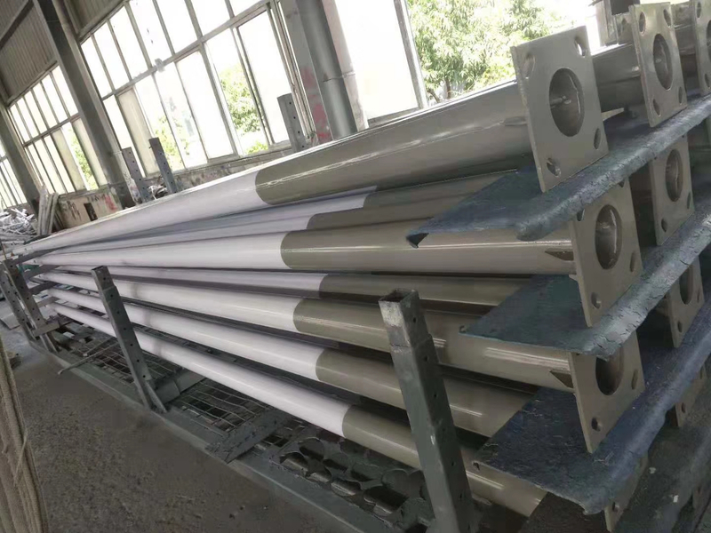 Outdoor Solar Led Galvanized Street Light Steel Galvanized Pole Malaysia