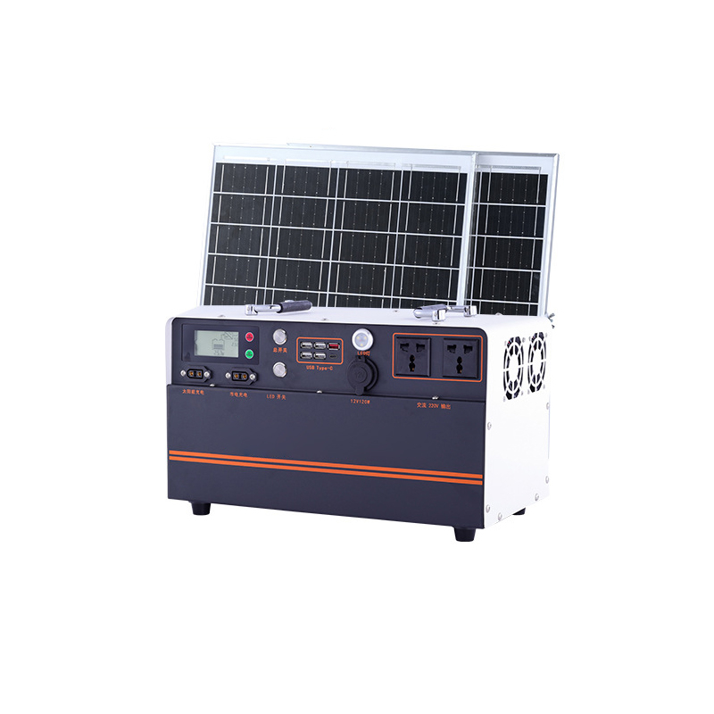 1.5KW 2KW 3KW Portable Emergency Power Outlet DC12/24V Solar Energy Storage